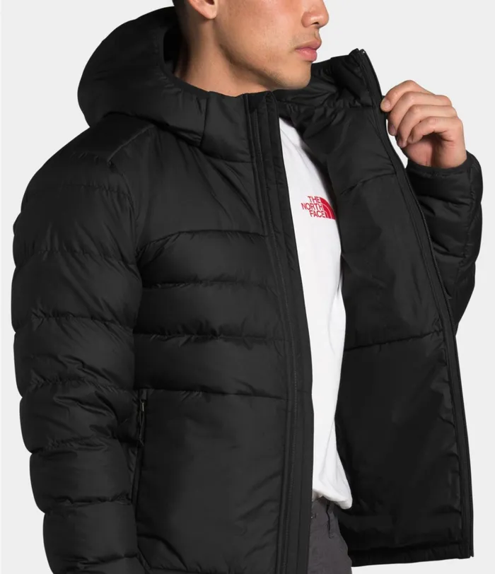 Mens Aconcagua 2 Hoodie Tnf Black The North Face Insulated and Down Jackets