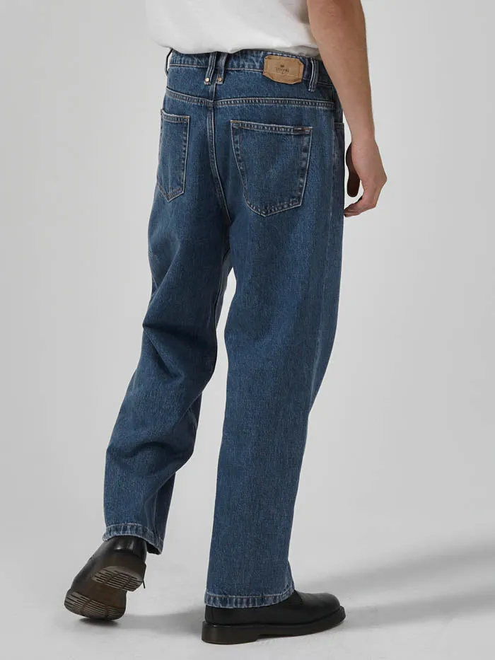 Mens Big Slacker Denim Jean Highway Blue Thrills Denim