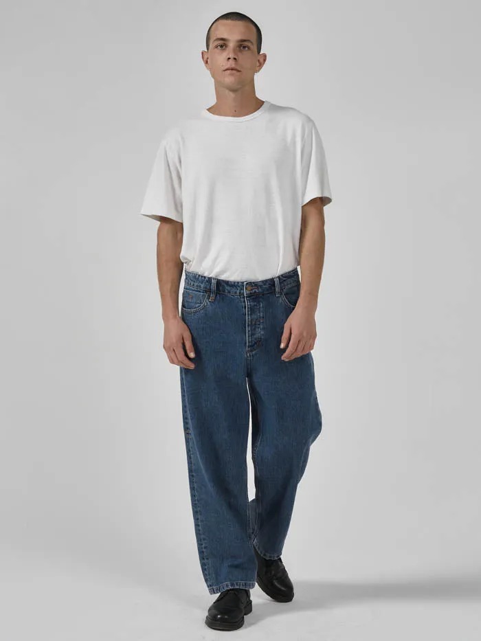 Mens Big Slacker Denim Jean Highway Blue Thrills Denim