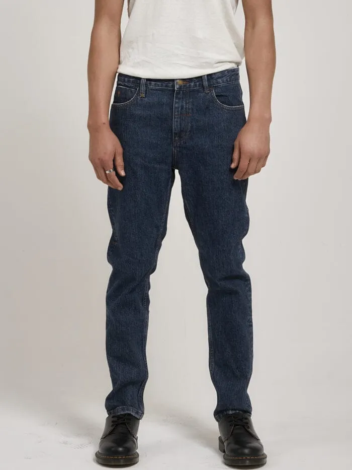 Mens Bones Denim Jean Worn In Blue Thrills Denim
