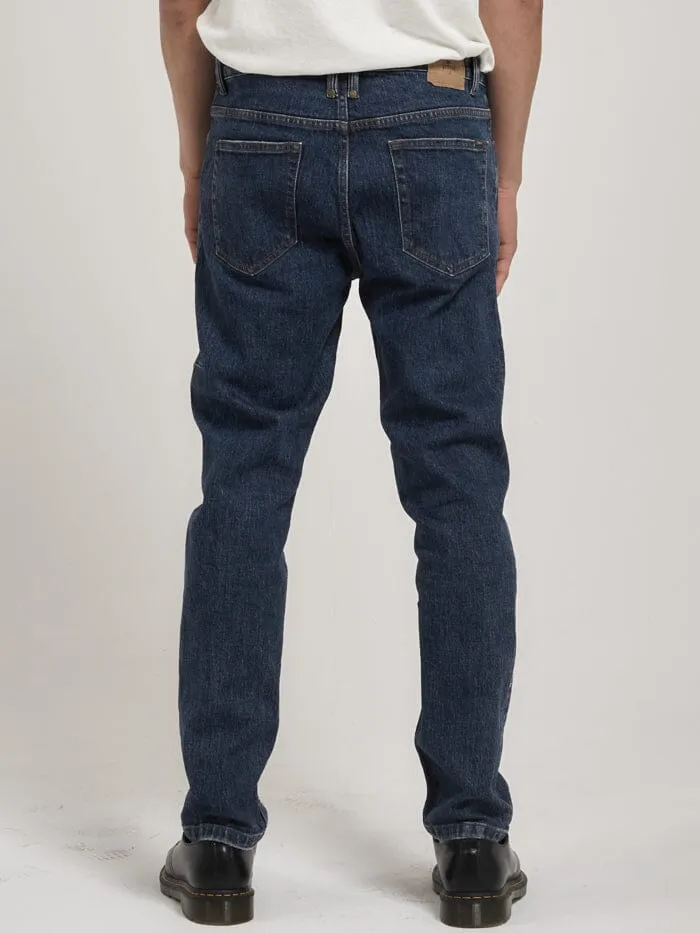 Mens Bones Denim Jean Worn In Blue Thrills Denim