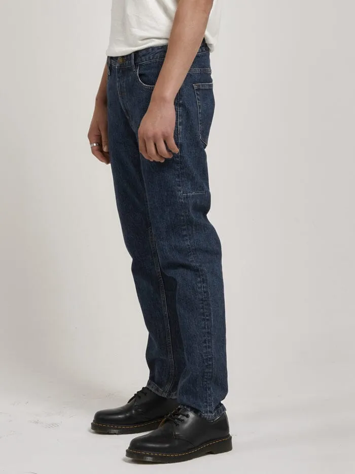 Mens Bones Denim Jean Worn In Blue Thrills Denim