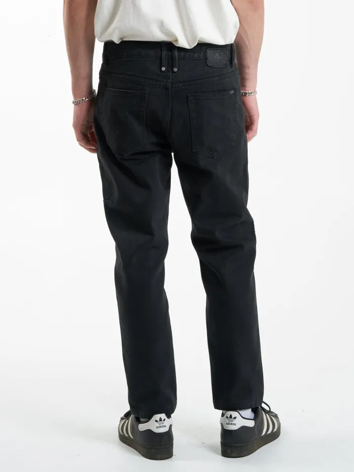 Mens Chopped Denim Jean Dusk Black Thrills Denim