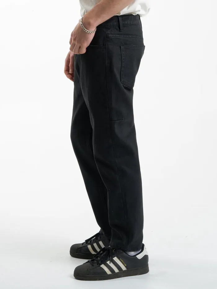 Mens Chopped Denim Jean Dusk Black Thrills Denim