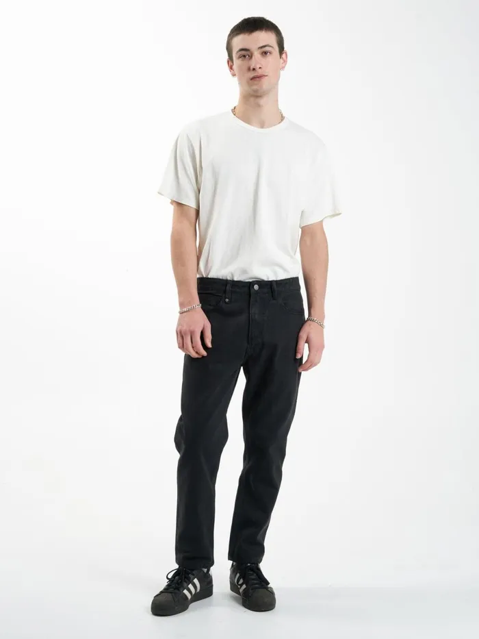 Mens Chopped Denim Jean Dusk Black Thrills Denim