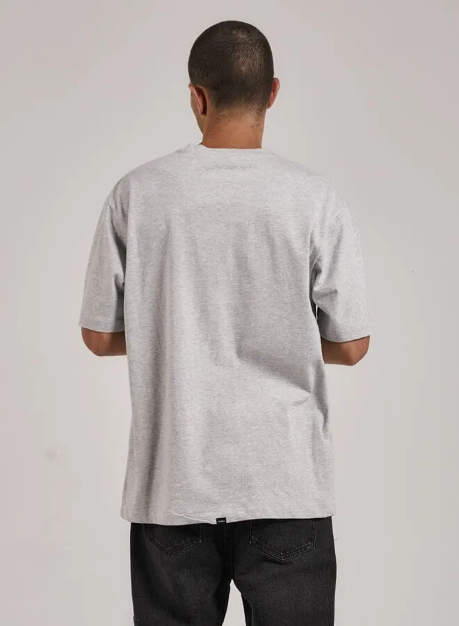 Mens Coat Of Oversize Fit Tee Snow Marle Thrills Tees and Tank Tops