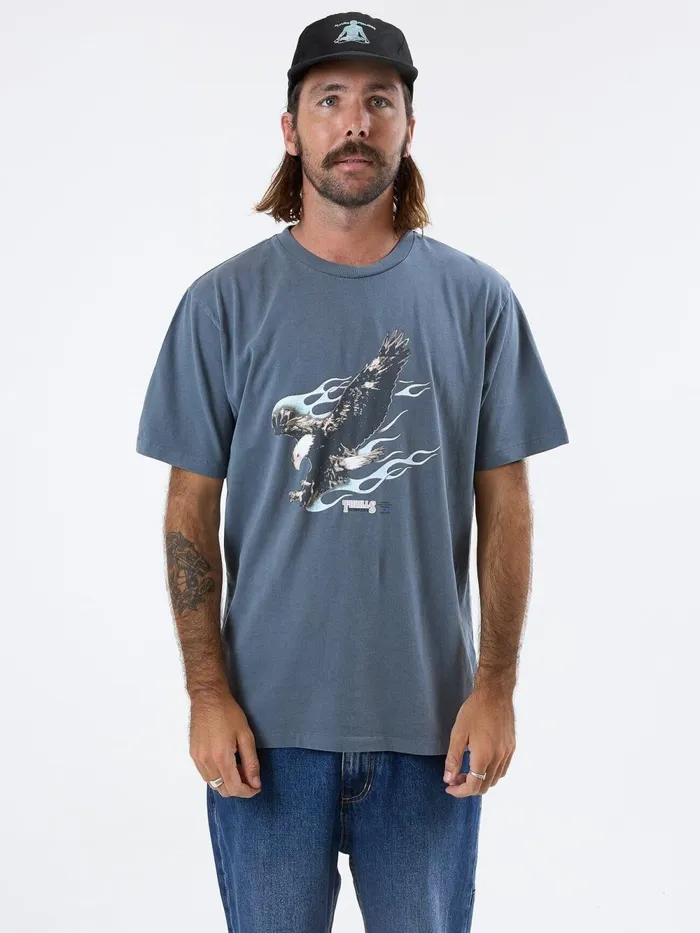 Mens Common Target Merch Fit Tee Dark Slate Thrills Tees and Tank Tops