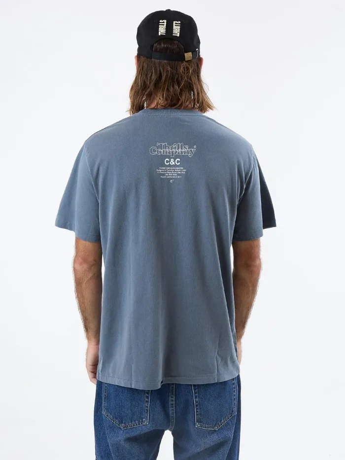 Mens Common Target Merch Fit Tee Dark Slate Thrills Tees and Tank Tops Mens Common Target Merch Fit Tee Dark Slate Thrills Tees and Tank Tops