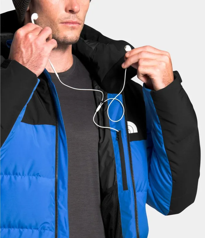 Mens Corefire Down Jacket Clear Lake Bluetnf Black The North Face Insulated and Down Jackets