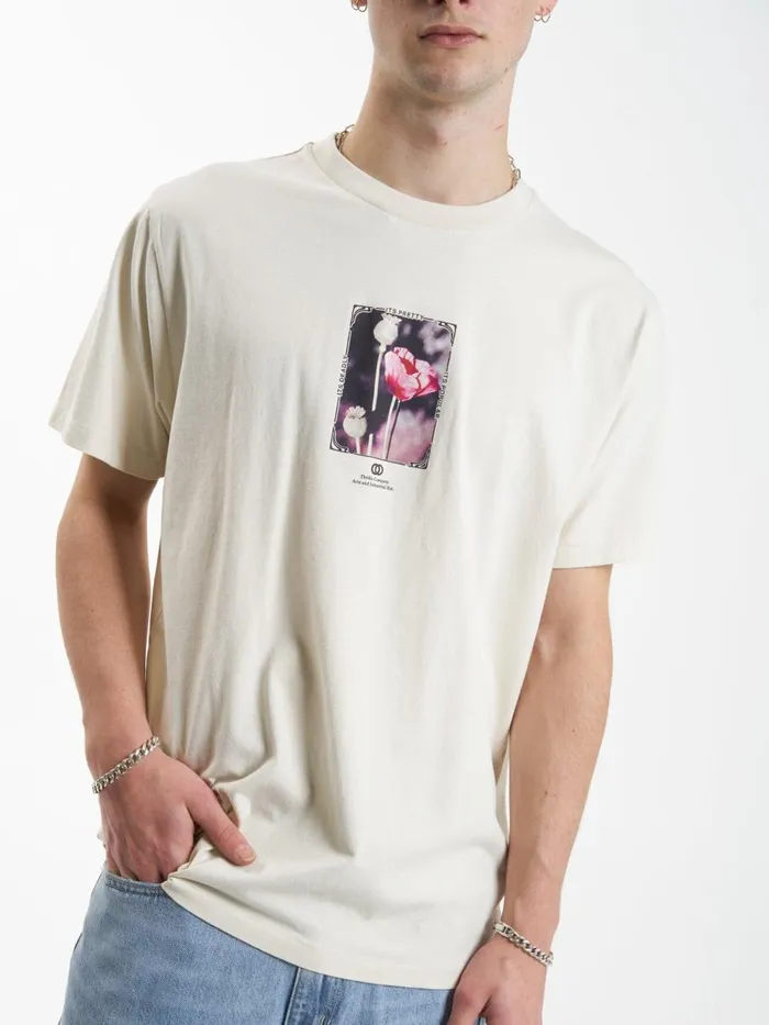 Mens Cortex Merch Fit Tee Heritage White Thrills Tees and Tank Tops