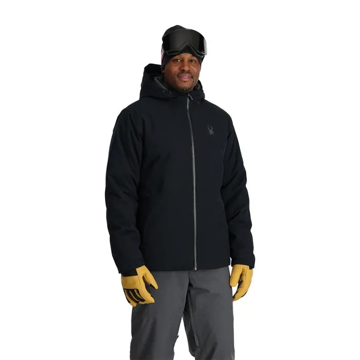 Mens Grand 3 In 1 Black Spyder Insulated
