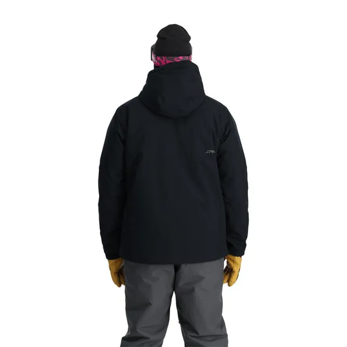 Mens Grand 3 In 1 Black Spyder Insulated