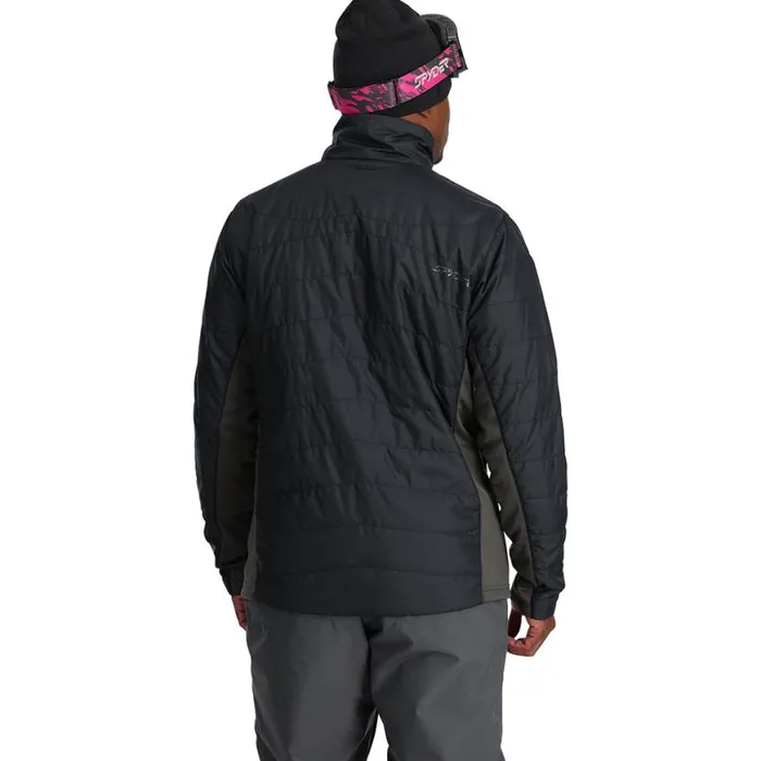 Mens Grand 3 In 1 Black Spyder Insulated