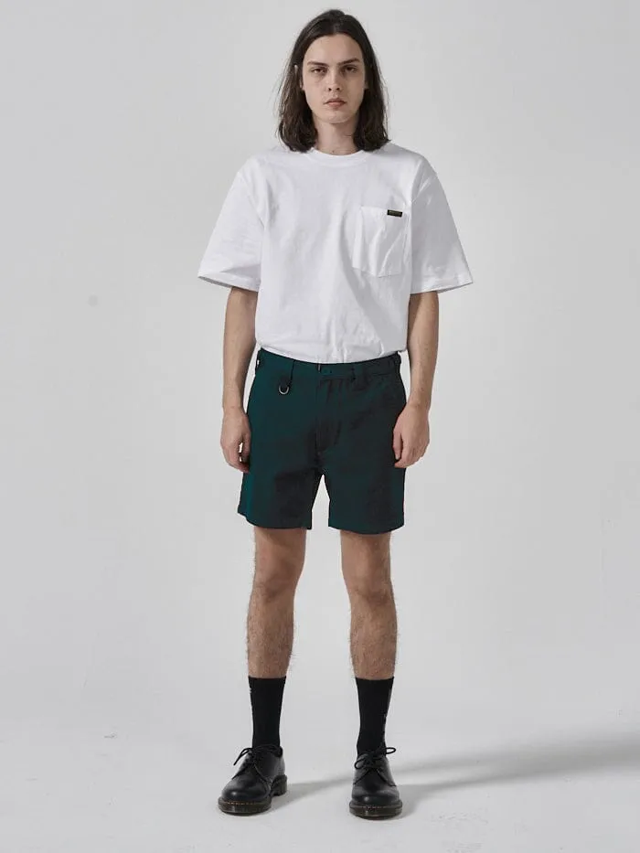 Mens Hard Yakka X Mandude Work Short Yakka Green Thrills Denim Shorts