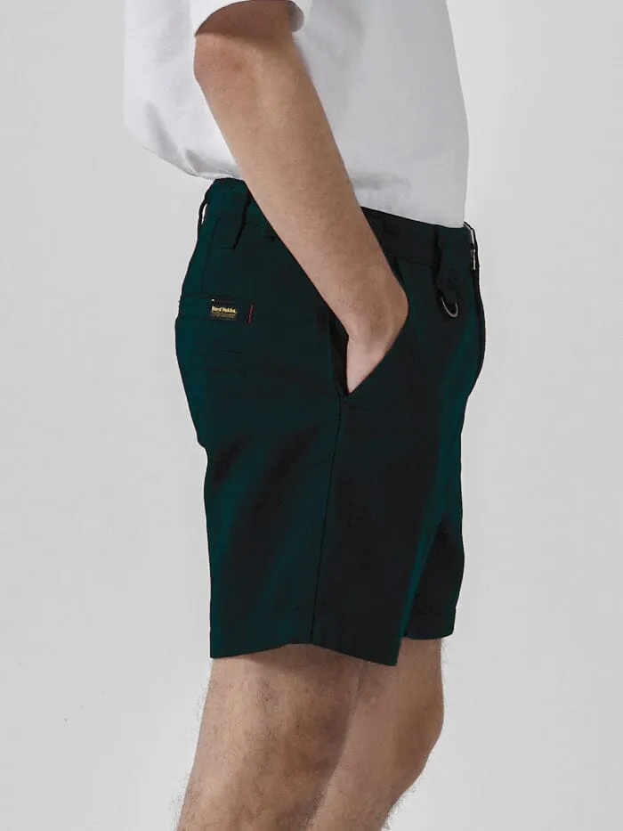 Mens Hard Yakka X Mandude Work Short Yakka Green Thrills Denim Shorts