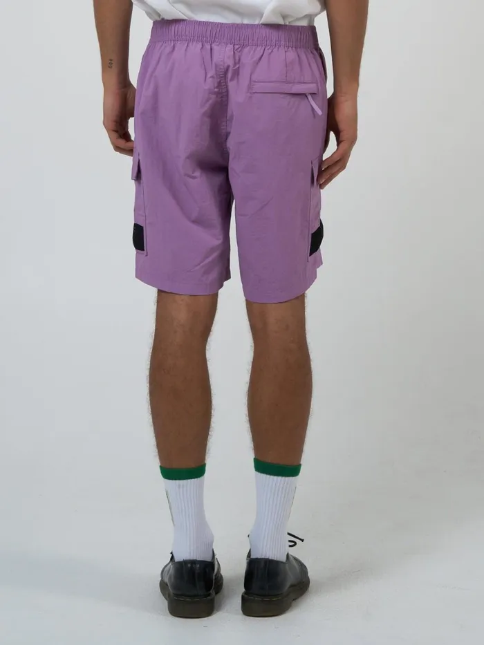 Mens Interlock Short Mauve Shadows Thrills Shorts