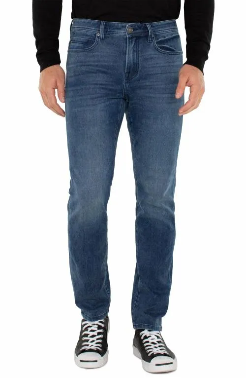 Mens Jeans Liverpool Los Angeles Regent Relaxed Straight Stretch Denim Monte Nido