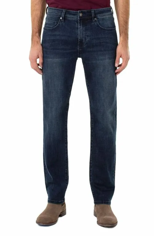 Mens Jeans Liverpool Los Angeles Regent Relaxed Straight With Coolmax Palo Alto Dark