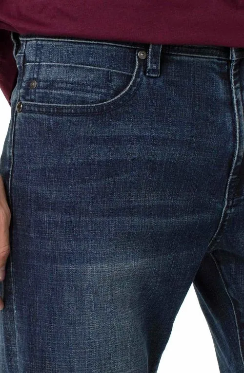 Mens Jeans Liverpool Los Angeles Regent Relaxed Straight With Coolmax Palo Alto Dark