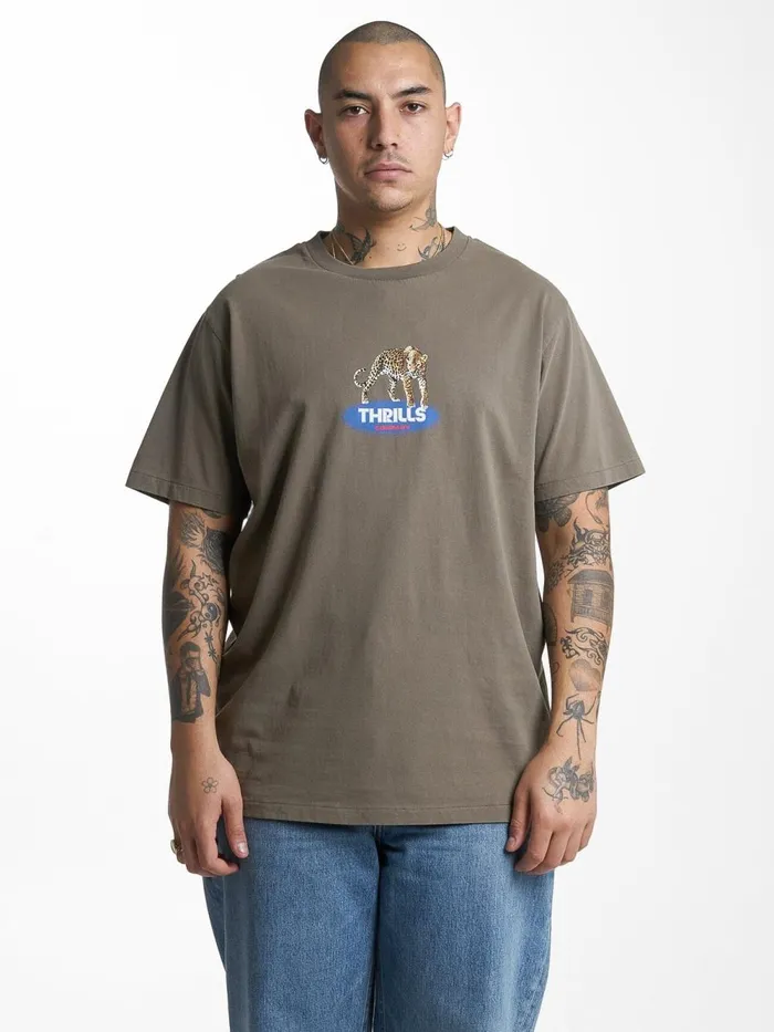 Mens Lurker Merch Fit Tee Tarmac Thrills Tees and Tank Tops