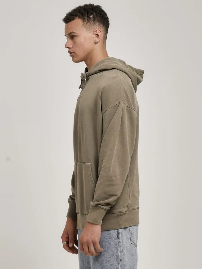 Mens Minimal Slouch Pull On Hood Dune Thrills Sweaters and Fleece