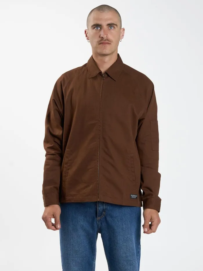 Mens Minimal Work Jacket Chestnut Thrills Jackets