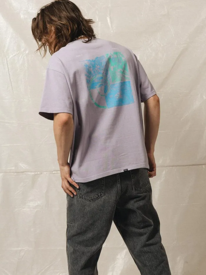 Mens New Meetings Oversized Fit Tee Lavendar Thrills Tees and Tank Tops