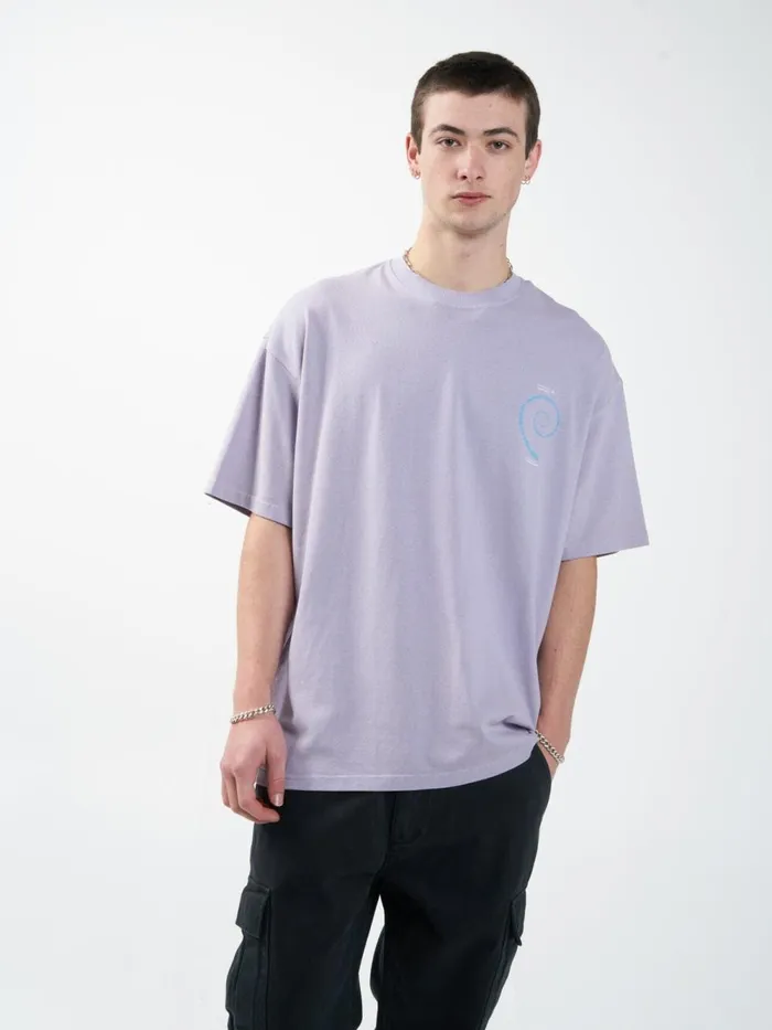 Mens New Meetings Oversized Fit Tee Lavendar Thrills Tees and Tank Tops