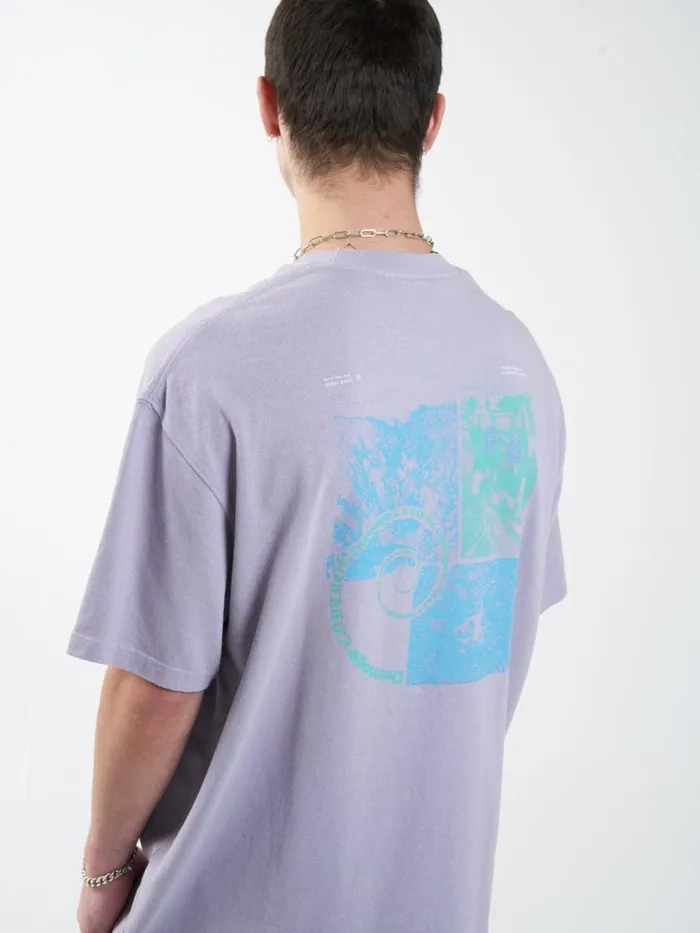 Mens New Meetings Oversized Fit Tee Lavendar Thrills Tees and Tank Tops