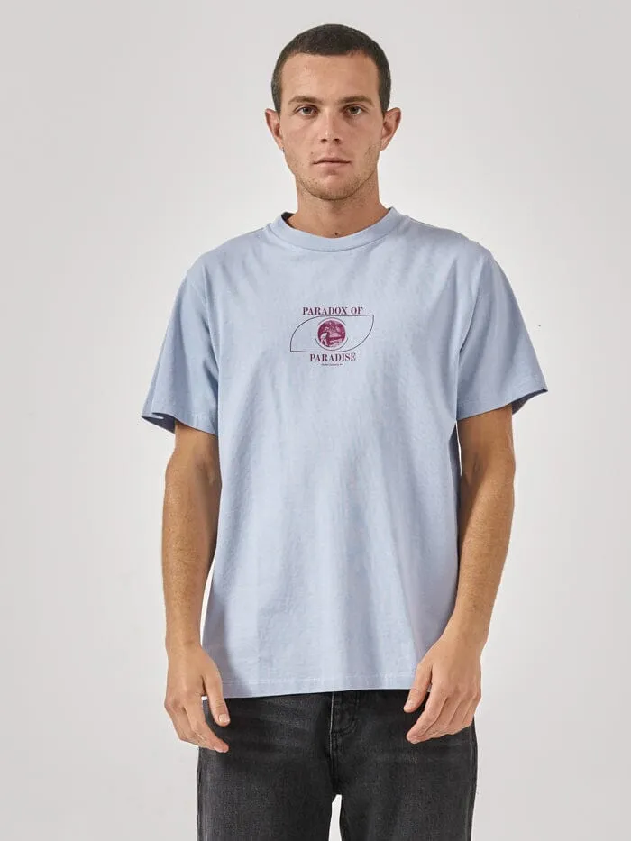 Mens Portrait Of Paradise Merch Fit Tee Sky Blue Thrills Tees and Tank Tops
