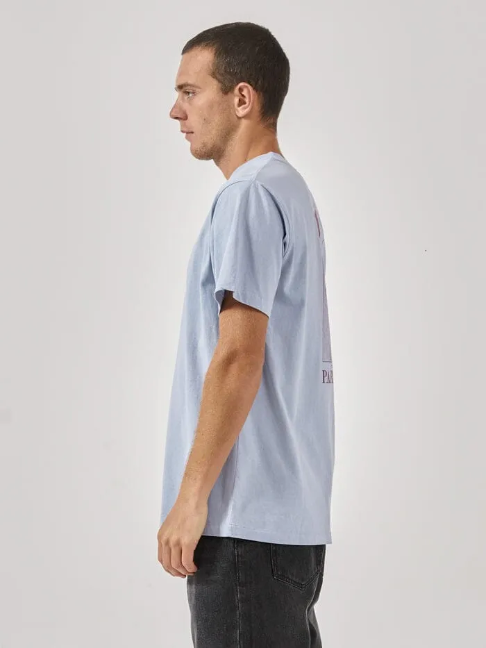 Mens Portrait Of Paradise Merch Fit Tee Sky Blue Thrills Tees and Tank Tops
