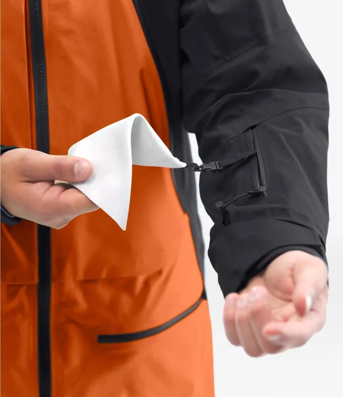 Mens Purist FUTURELIGHT Jacket Papaya Orangeweathered Black The North Face Snow