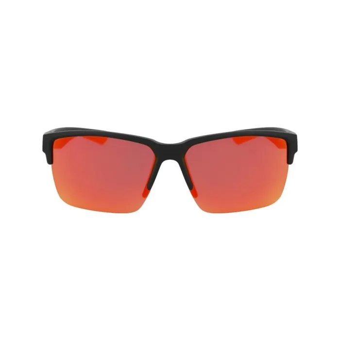 Mens SemiRim Square Sunglasses Black Spyder Eyewear