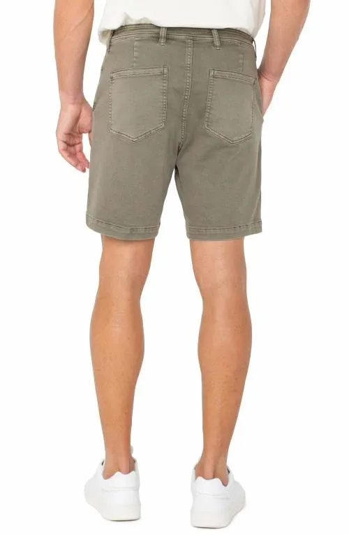 Mens Shorts Liverpool Los Angeles Modern Fit Twill Short Pewter Green