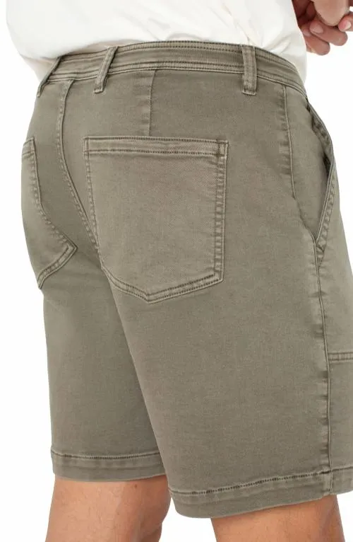 Mens Shorts Liverpool Los Angeles Modern Fit Twill Short Pewter Green