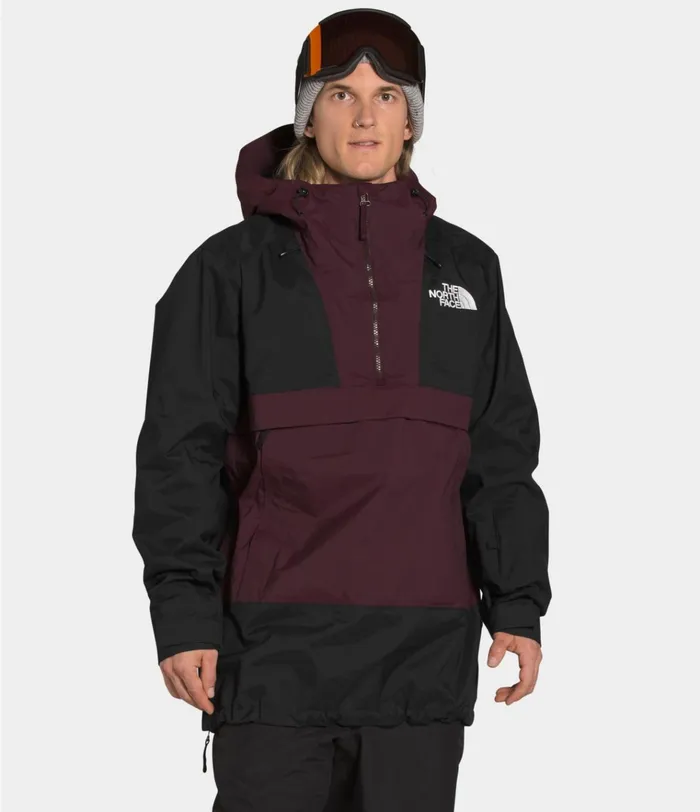 Mens Silvani Anorak Root Browntnf Black The North Face Snow