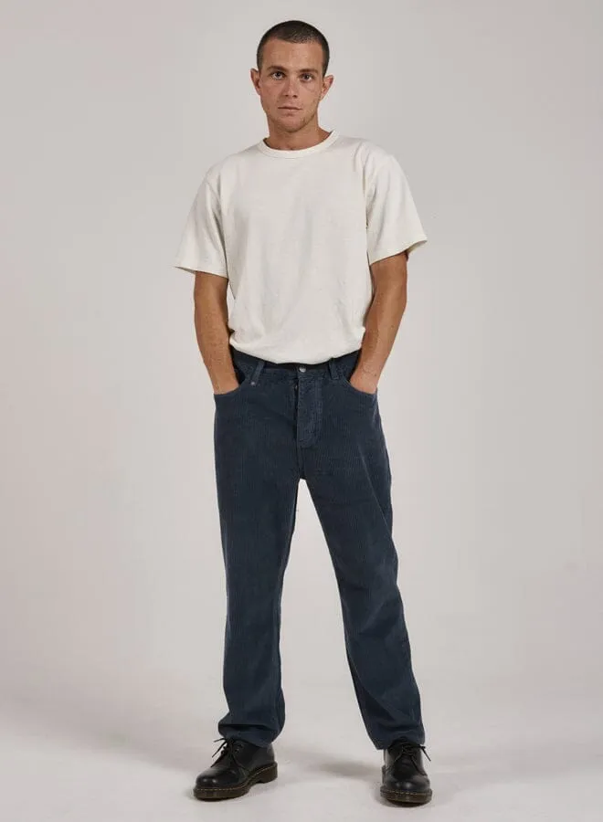 Mens Slacker Cord Jean New Teal Thrills Denim