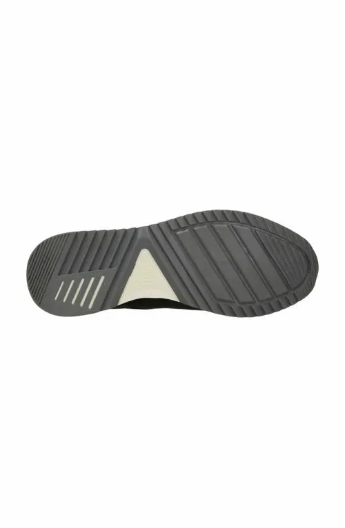 Mens Sneakers Liverpool Los Angeles Bennet Leather Textured Sneaker Black