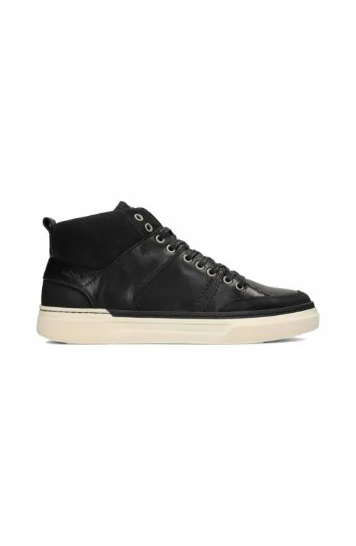 Mens Sneakers Liverpool Los Angeles Citation Leather High Top Sneaker Black