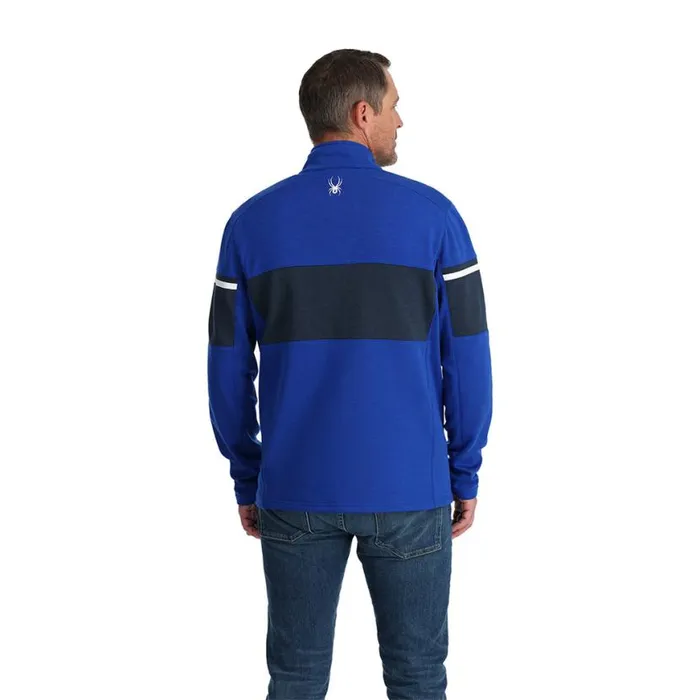 Mens Speed Fleece Full Zip Electric Blue Spyder Fleece