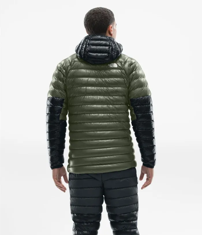 Mens Summit L3 Down Hoodie New Taupe Greentnf Black The North Face Insulated and Down Jackets