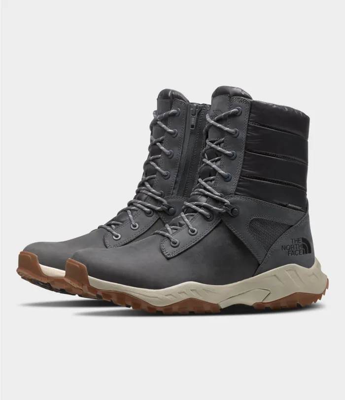 Mens ThermoBall Boot ZipUp Asphalt Greyvintage White The North Face Winter Boots Mens ThermoBall Boot ZipUp Asphalt Greyvintage White The North Face Winter Boots