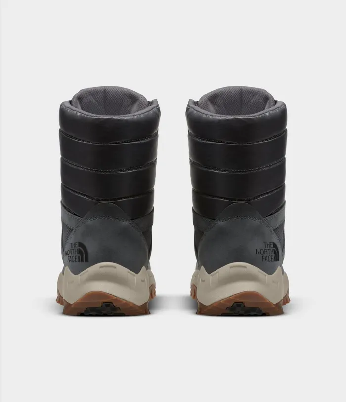 Mens ThermoBall Boot ZipUp Asphalt Greyvintage White The North Face Winter Boots