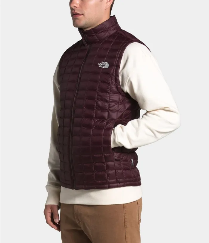Mens ThermoBall Eco Vest Root Brown Matte The North Face Vests