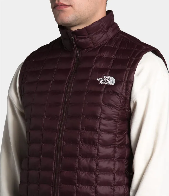Mens ThermoBall Eco Vest Root Brown Matte The North Face Vests