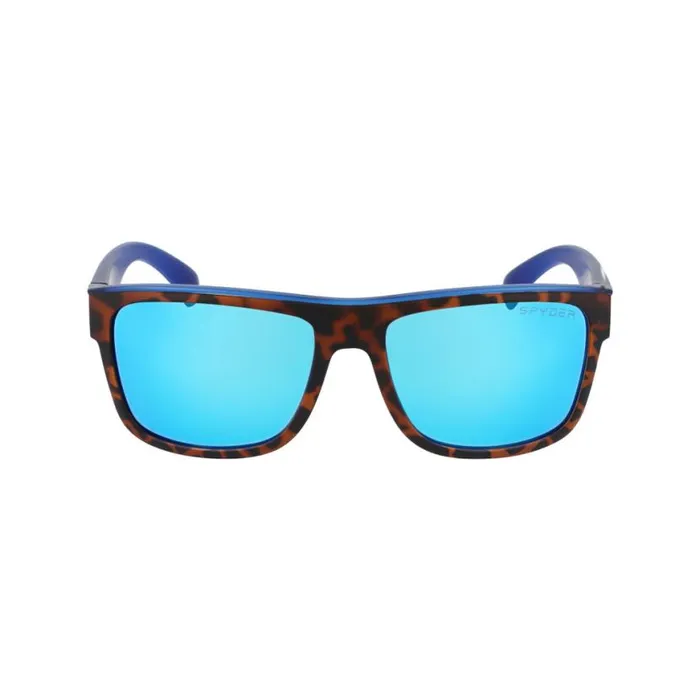 Mens Top Square Sunglasses Tortoise Spyder Eyewear