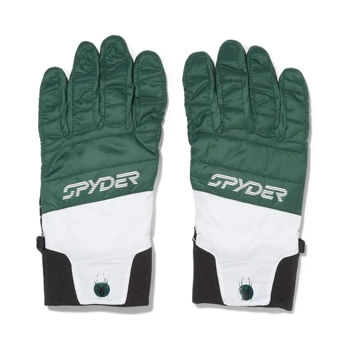 Mens Venom Cypress Green Spyder Gloves