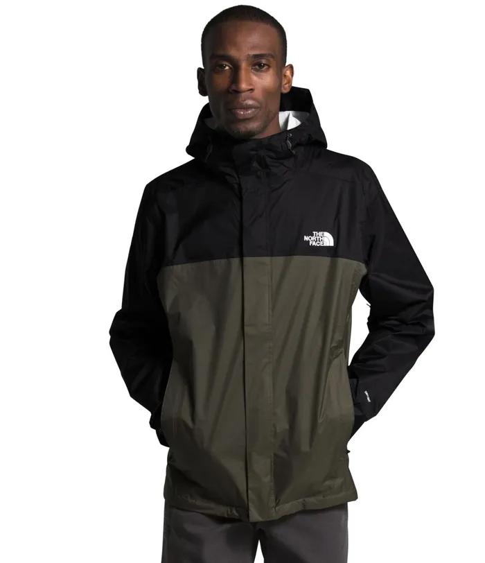 Mens Venture 2 Jacket Tnf Blacknew Taupe Green The North Face Rainwear