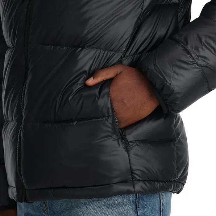 Mens Windom Hooded Black Spyder Down
