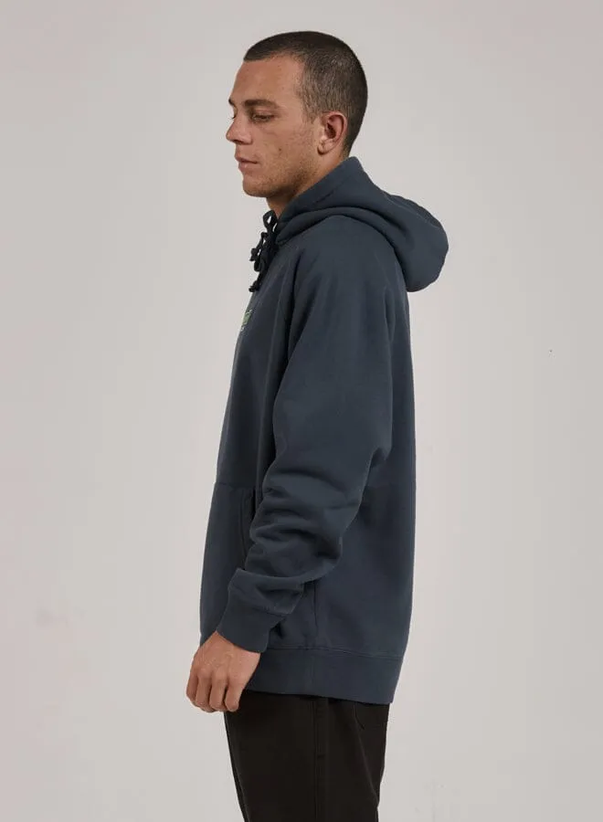 Mens Wonderland Raglan Hood Dark Slate Thrills Sweaters and Fleece